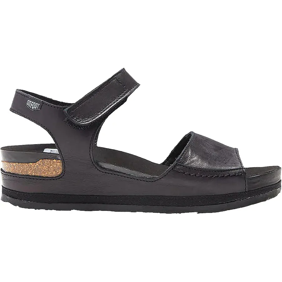 ON FOOT 203 PLATFORM SANDAL BLACK