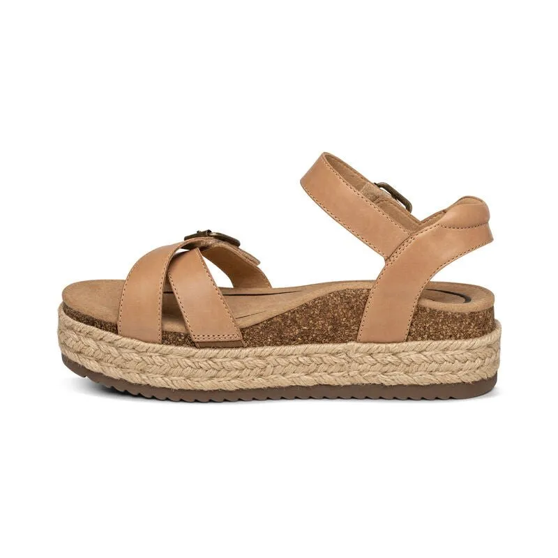 Paula Platform Sandal CAMEL