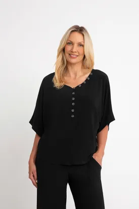 Quest Boxy Top | Black