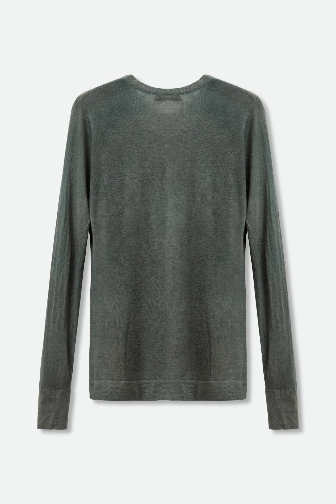 SHANA LIGHTWEIGHT CREWNECK SWEATER IN HAND-DYED CASHMERE