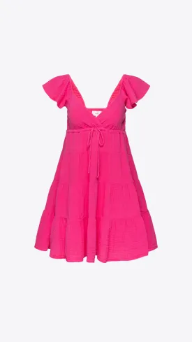 Sonnet Dress - Pink Raspberry