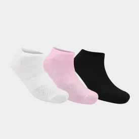 Sox Unisex 3 Pack Hidden Sock 4-7 White/Pink/Black _ 169210 _ Multi