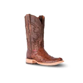 Texas Country Exotic Boot Ostrich Tabaco AV201