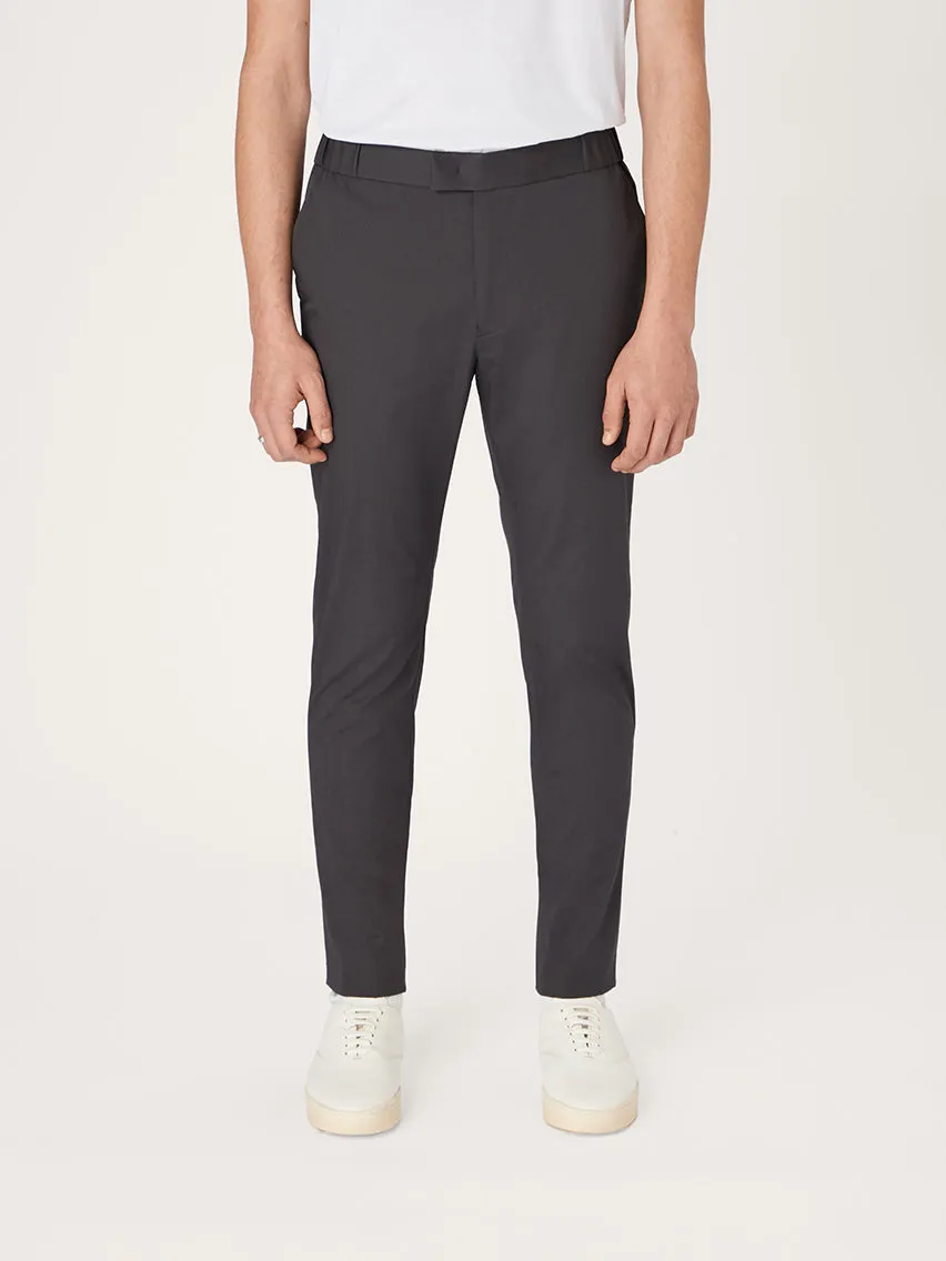 The 24 Trouser || Slate-Grey | Stretch Cotton