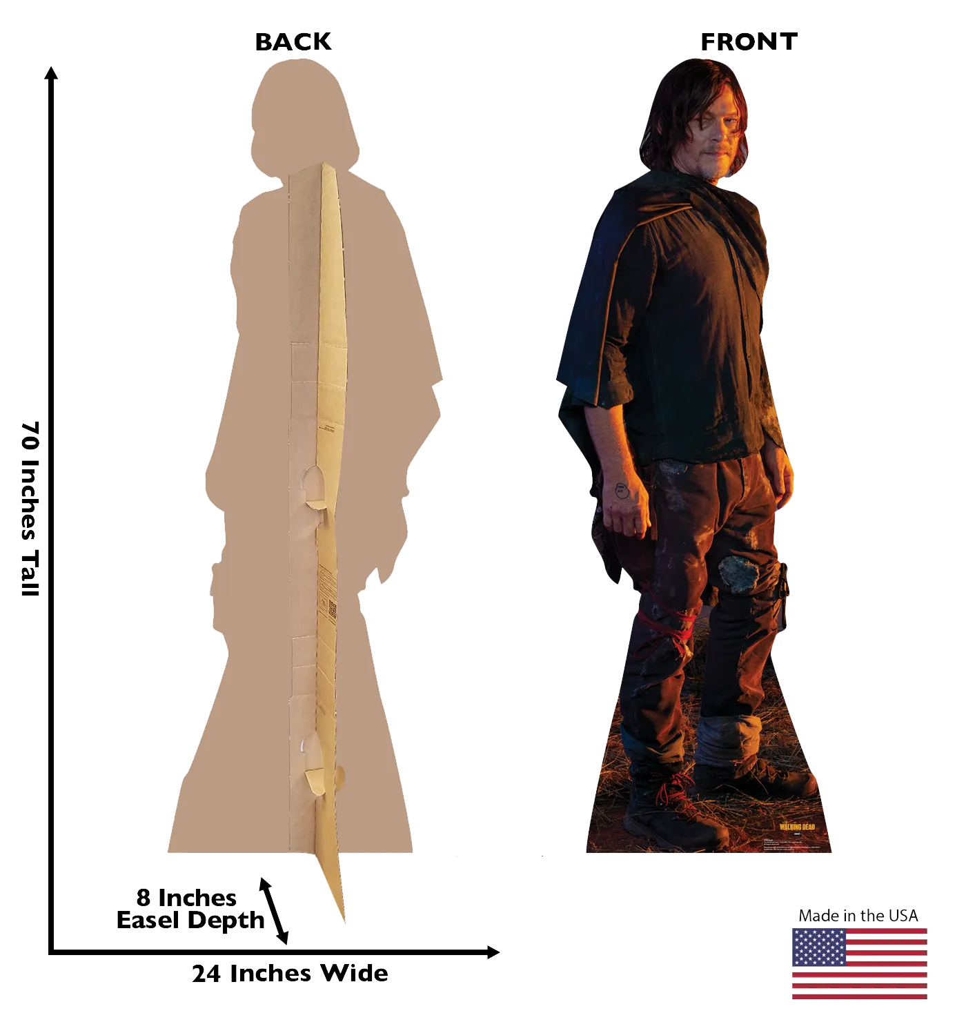 The Walking Dead Daryl Cardboard Cut Out Standee