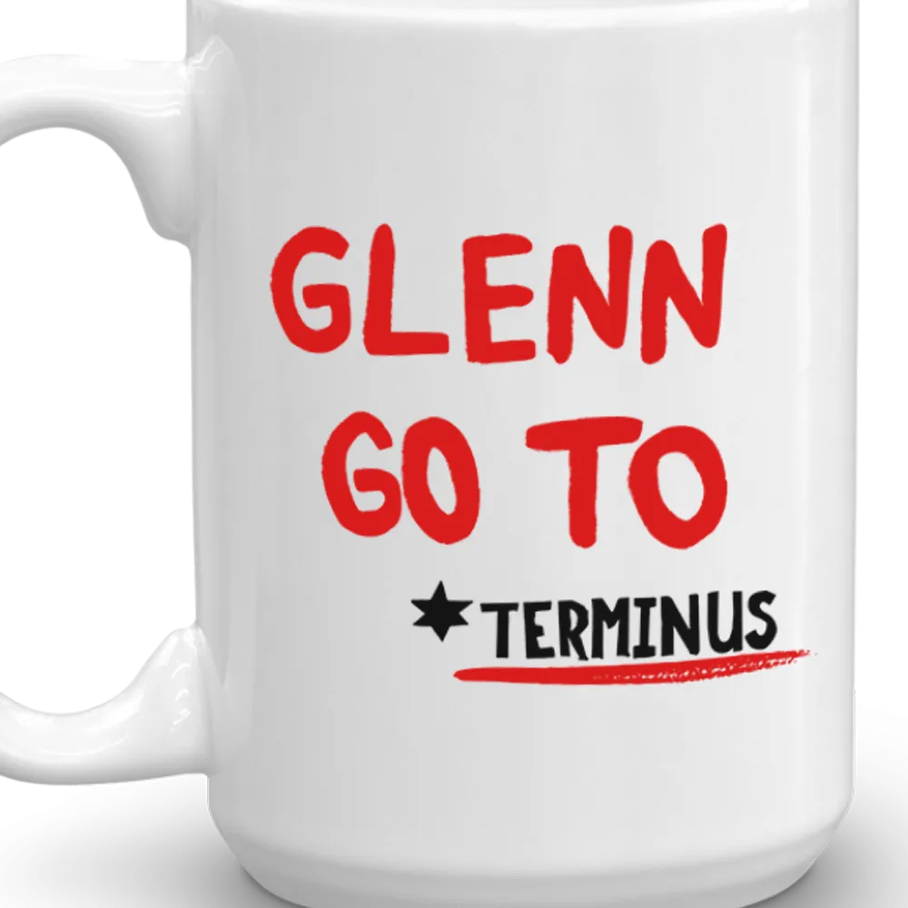 The Walking Dead Go To Terminus White Mug