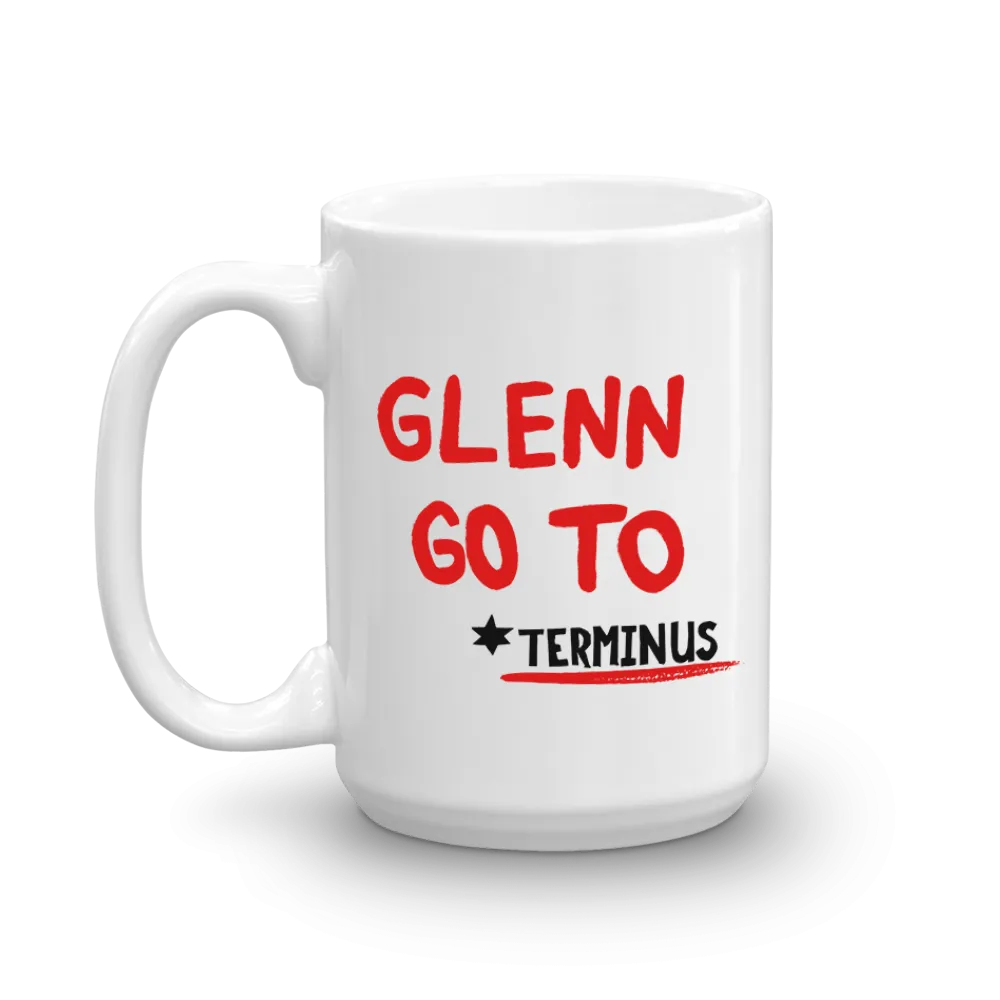 The Walking Dead Go To Terminus White Mug