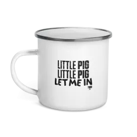 The Walking Dead Negan Little Pig Enamel Mug