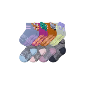 Toddler Gripper Calf Sock 8-Pack