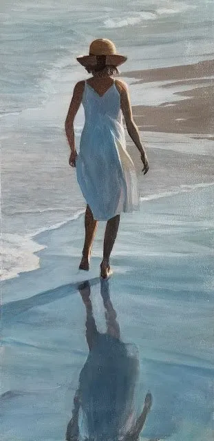 Walking on a beach - David Schock