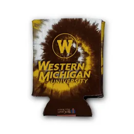 Western Michigan Tie-Dye Can Cooler