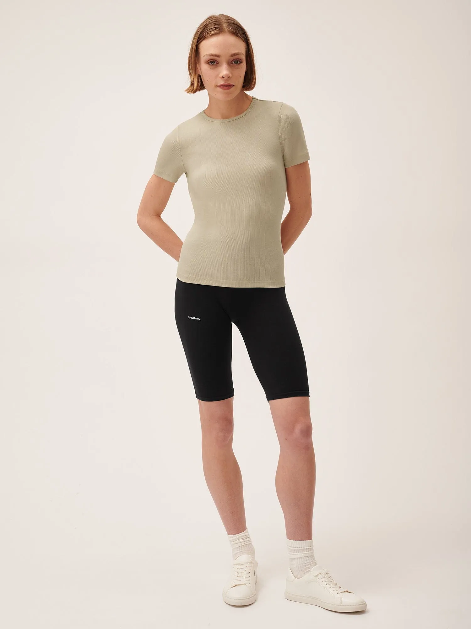 Women's 365 Lightweight Rib T-Shirt—maitake beige