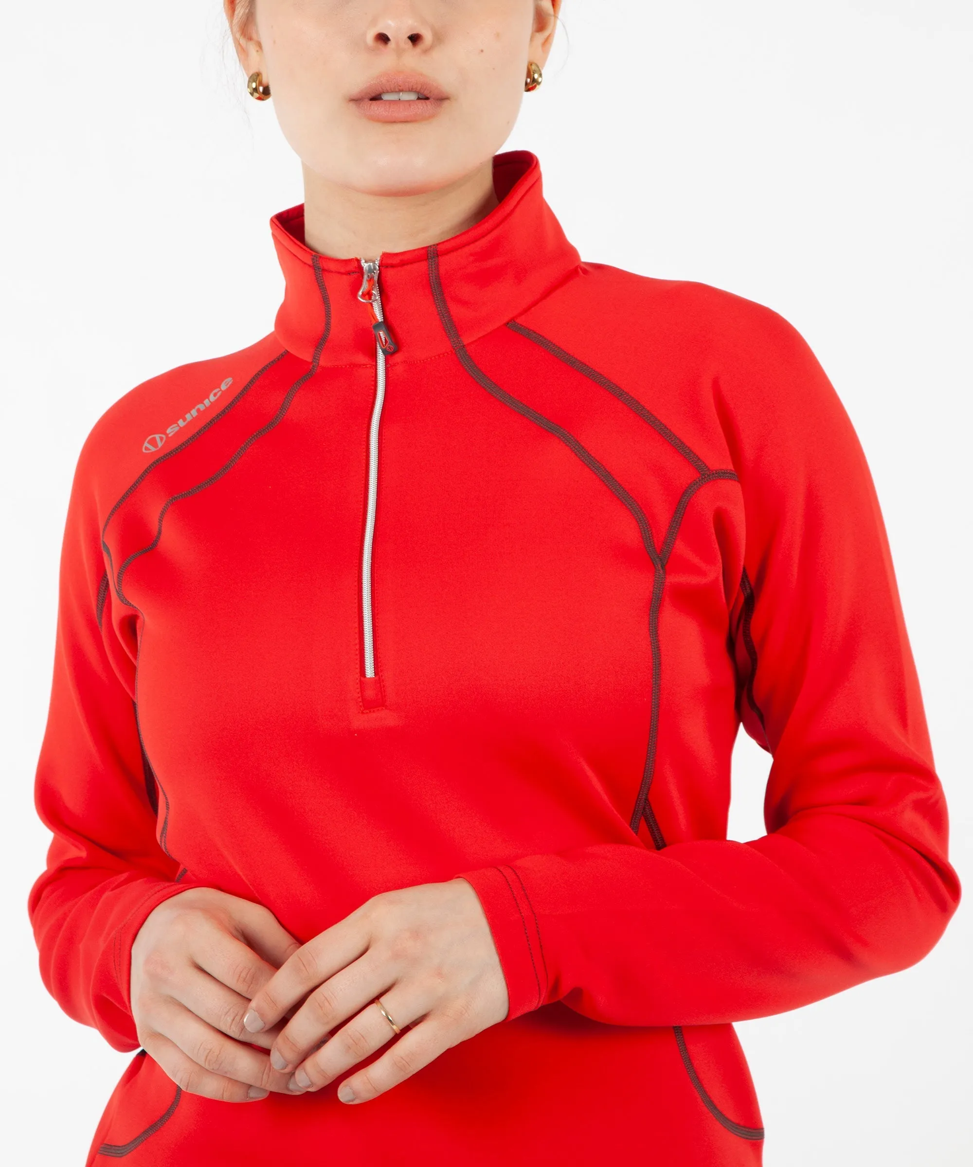 Women's Megan SuperliteFX Stretch Thermal Quarter-Zip Pullover