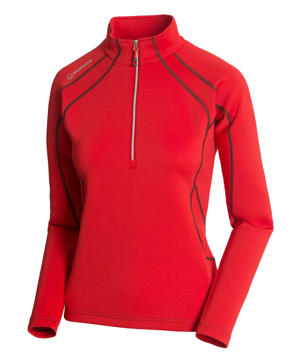 Women's Megan SuperliteFX Stretch Thermal Quarter-Zip Pullover