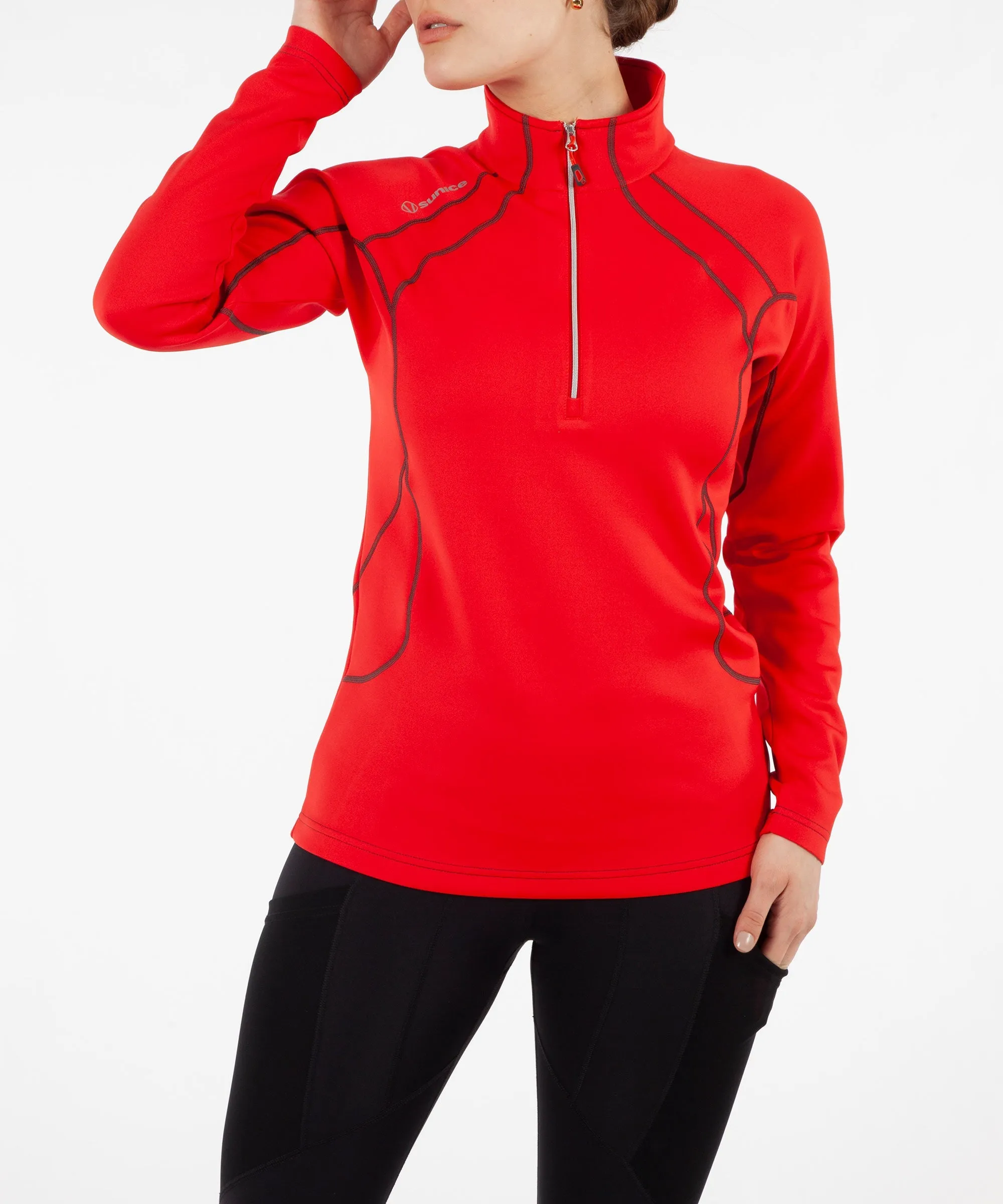 Women's Megan SuperliteFX Stretch Thermal Quarter-Zip Pullover