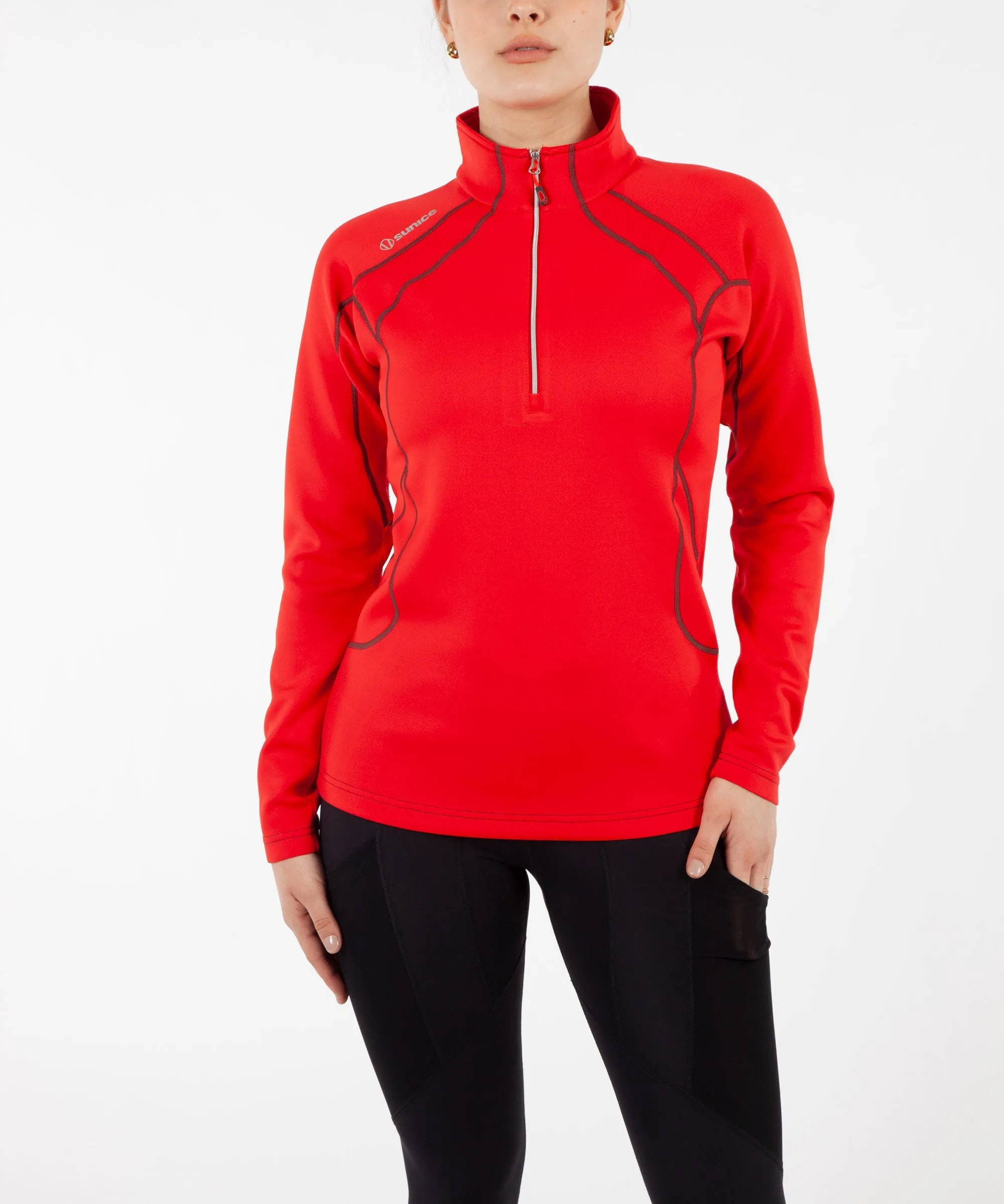 Women's Megan SuperliteFX Stretch Thermal Quarter-Zip Pullover